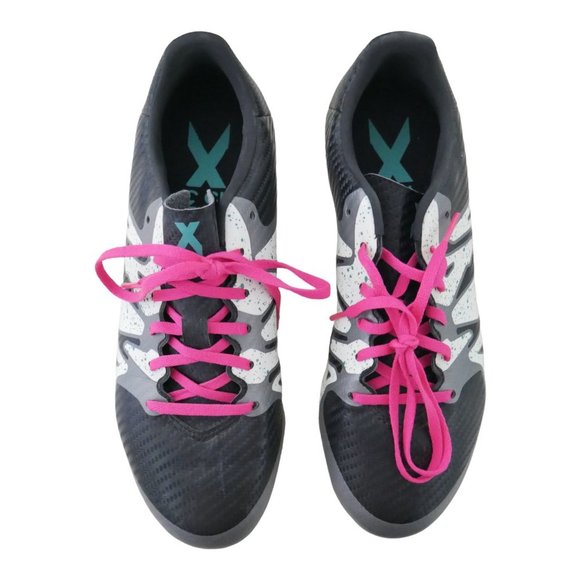 Adidas X 15.3 FG/AG J Youth Soccer Cleats Youth 6Y Men's Size 6 Black Pink Wht - Picture 3 of 7
